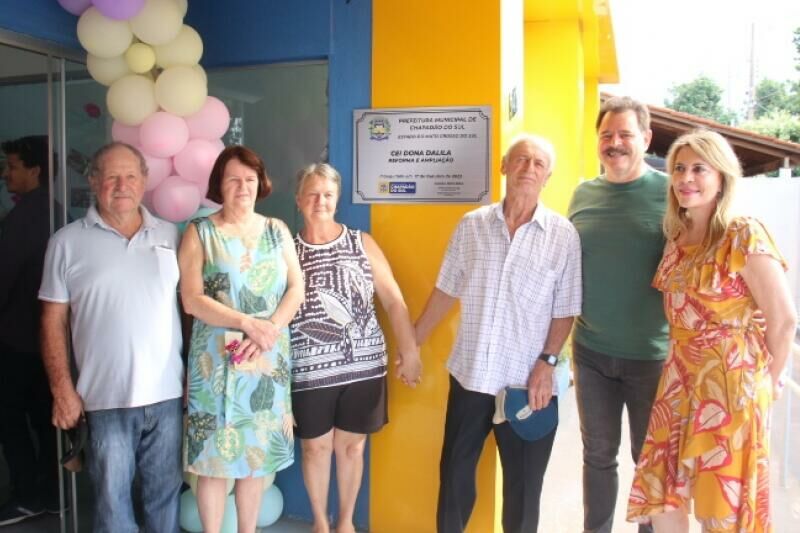 Imagem de compartilhamento para o artigo CEI Pingo de Gente é reinaugurado e se torna CEI Dona Dalila em Chapadão do Sul da MS Todo dia